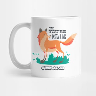 Fox Chrome Mug